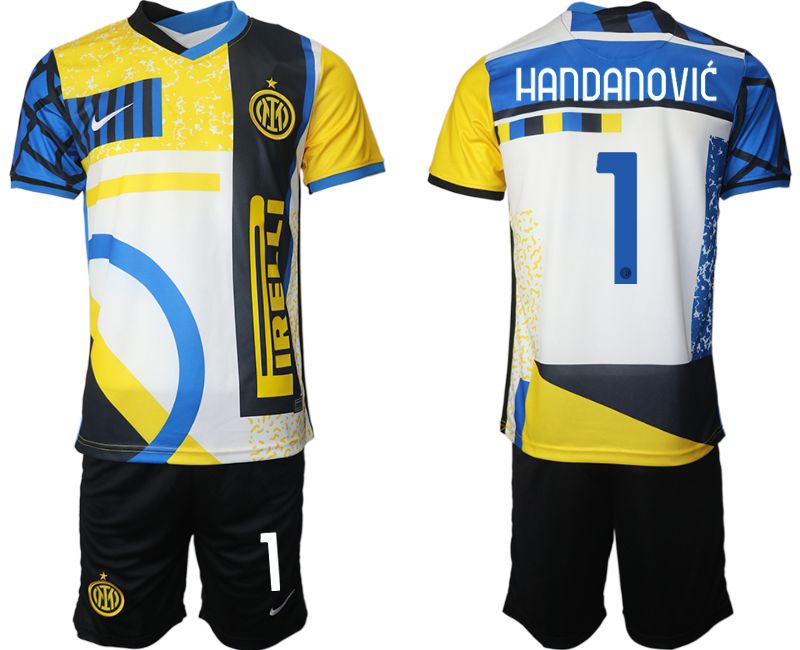 Men 2020-2021 Club Inter Milan Third away black #1 Nike Soccer Jersey->inter milan jersey->Soccer Club Jersey